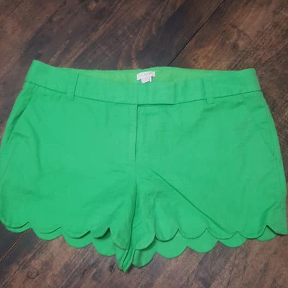 J. Crew scalloped shorts